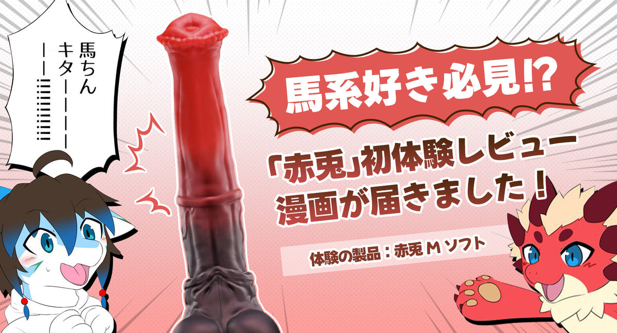 馬系好き必見!?「赤兎」初体験レビュー漫画が届きました!