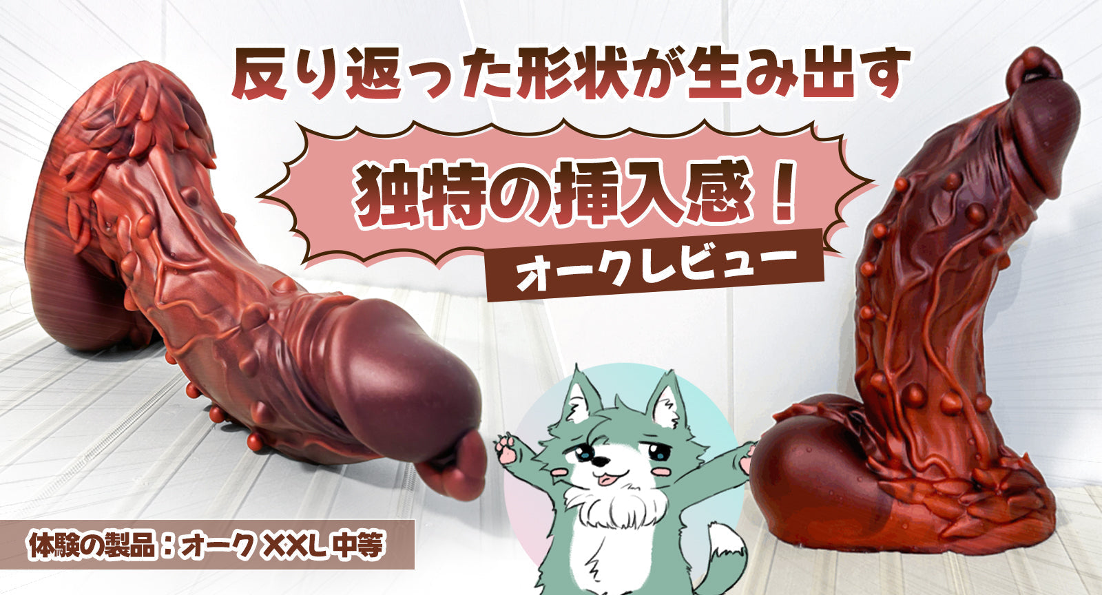反り返った形状が生み出す独特の挿入感！オークレビュー