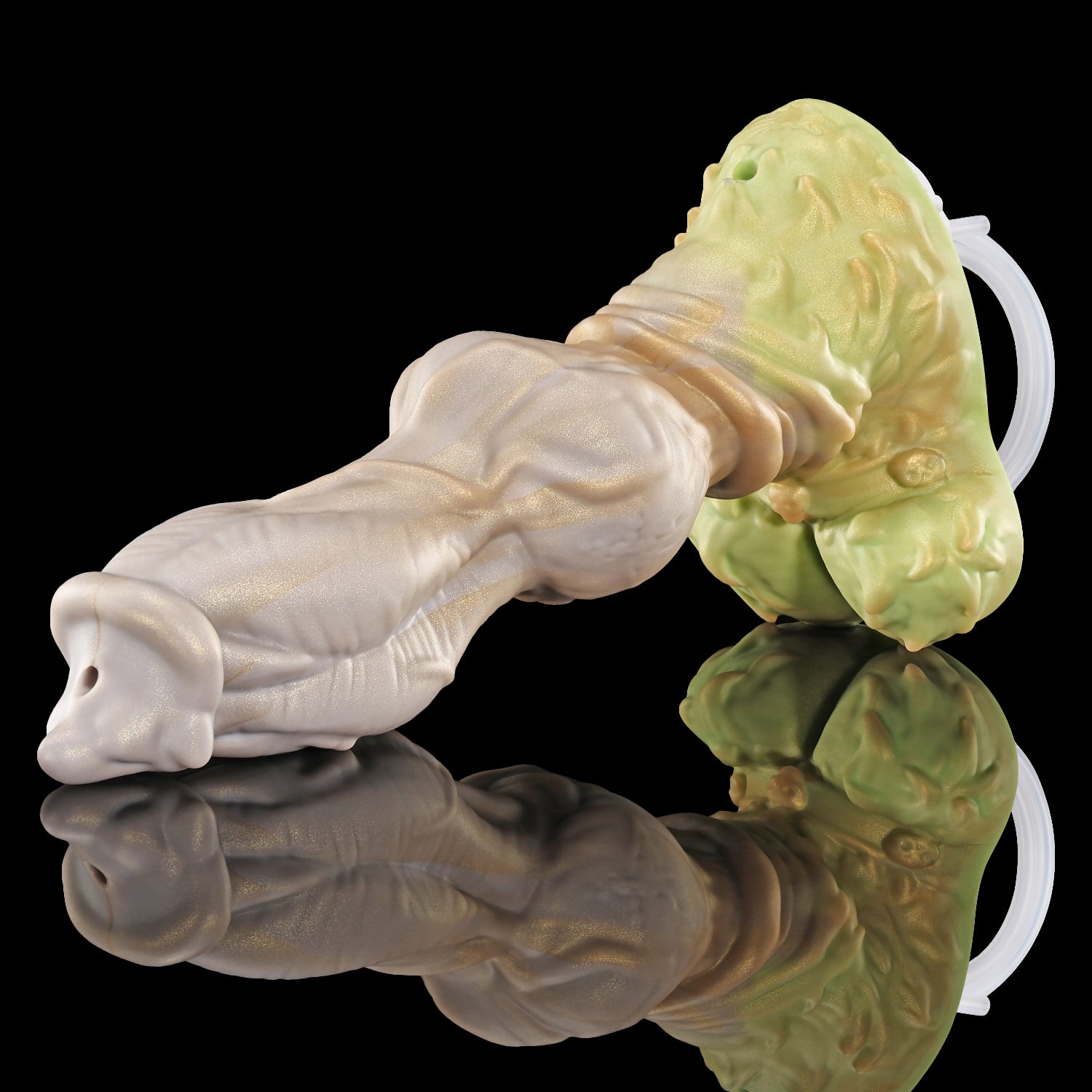 【導管付き】リュコス Lykos-CUM TUB ディルド アナルプラグ 模擬射精