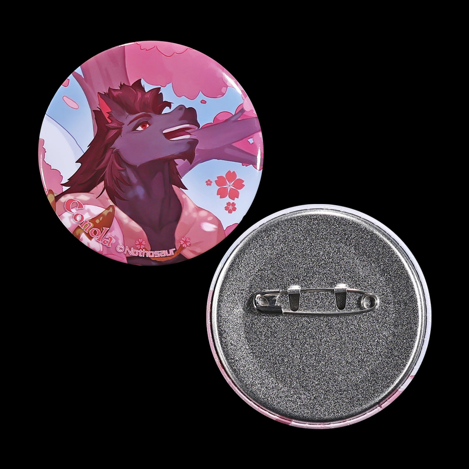 【Nothosaur 2026桜缶バッジ】Sakura Blossom Badge