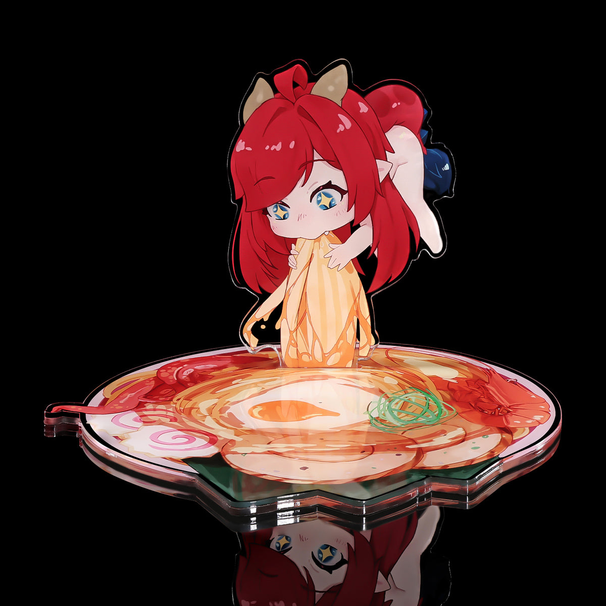 【一緒にラーメン食べよ】ヌードルストッパー アクリルスタンド