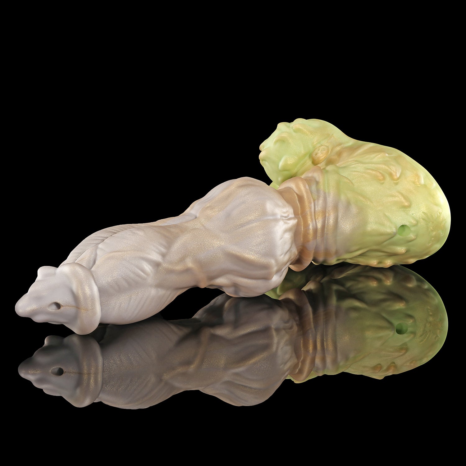 【導管付き】リュコス Lykos-CUM TUB ディルド アナルプラグ 模擬射精