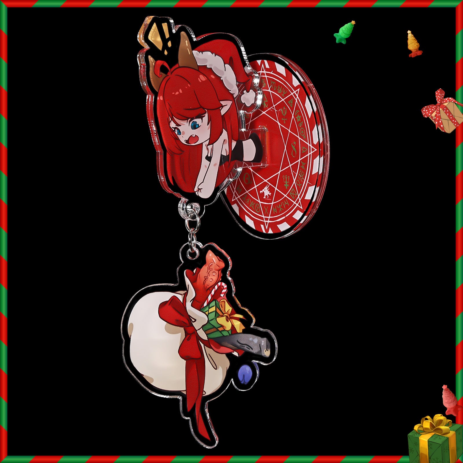 【竜胆クリスマスアクリルマグネット】Rindou Fridge Magnet 冷蔵庫マグネット