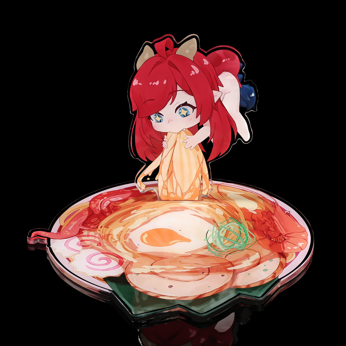 【一緒にラーメン食べよ】ヌードルストッパー アクリルスタンド