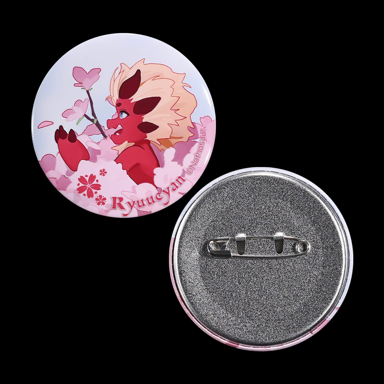 【Nothosaur 2026桜缶バッジ】Sakura Blossom Badge