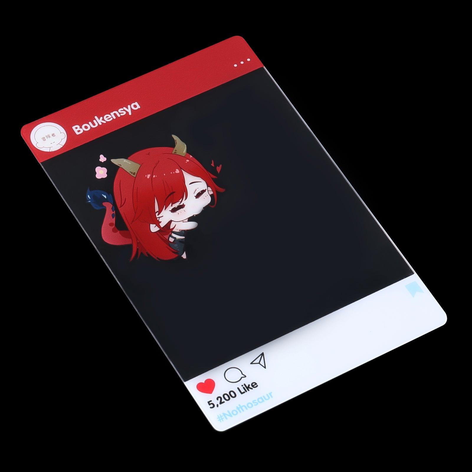 【もぐもぐクリアカード】2点セット Clear card