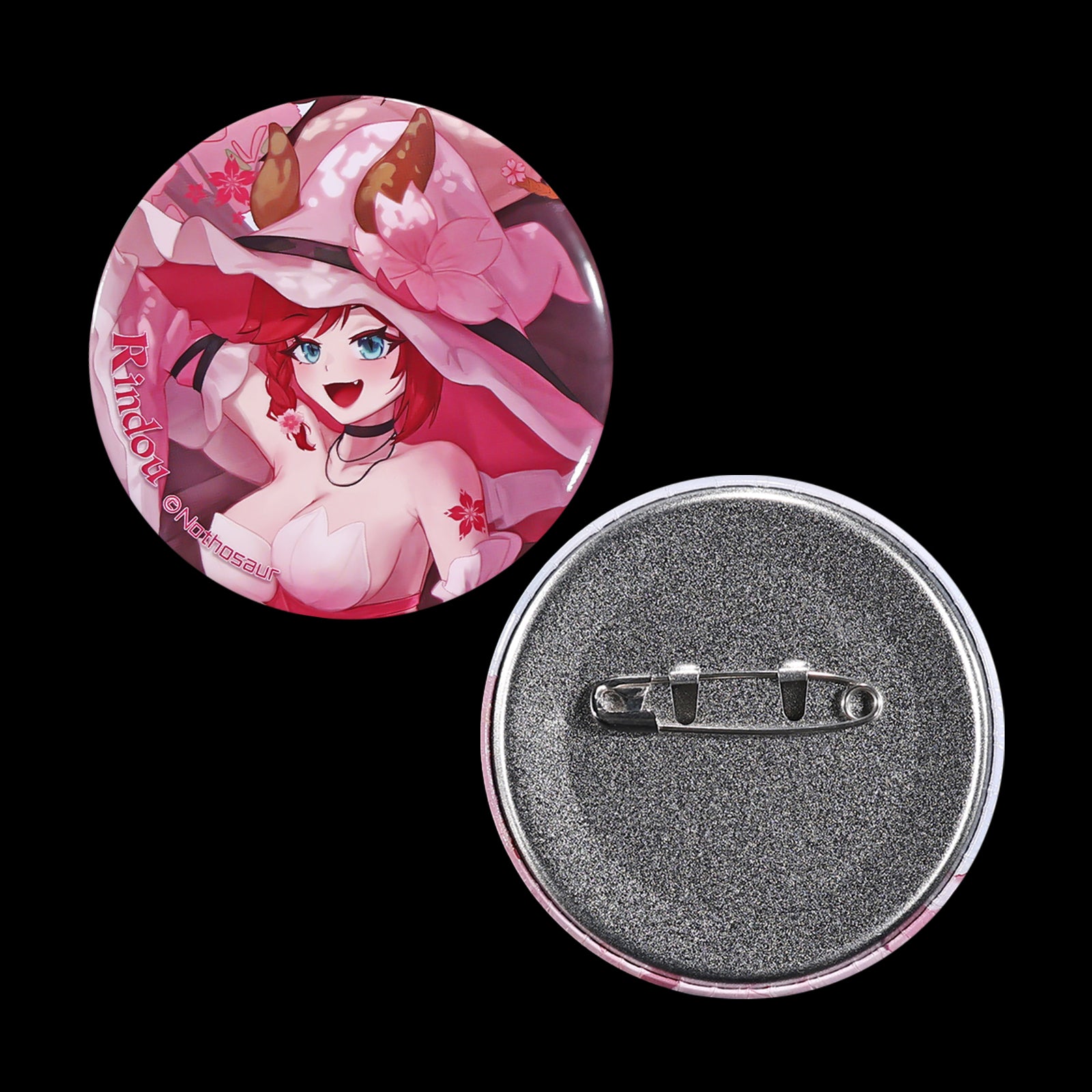 【Nothosaur 2026桜缶バッジ】Sakura Blossom Badge