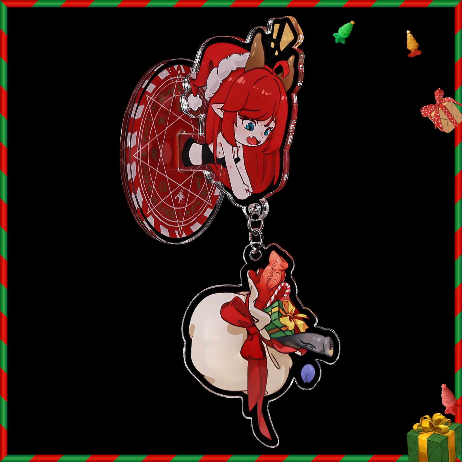 【竜胆クリスマスアクリルマグネット】Rindou Fridge Magnet 冷蔵庫マグネット