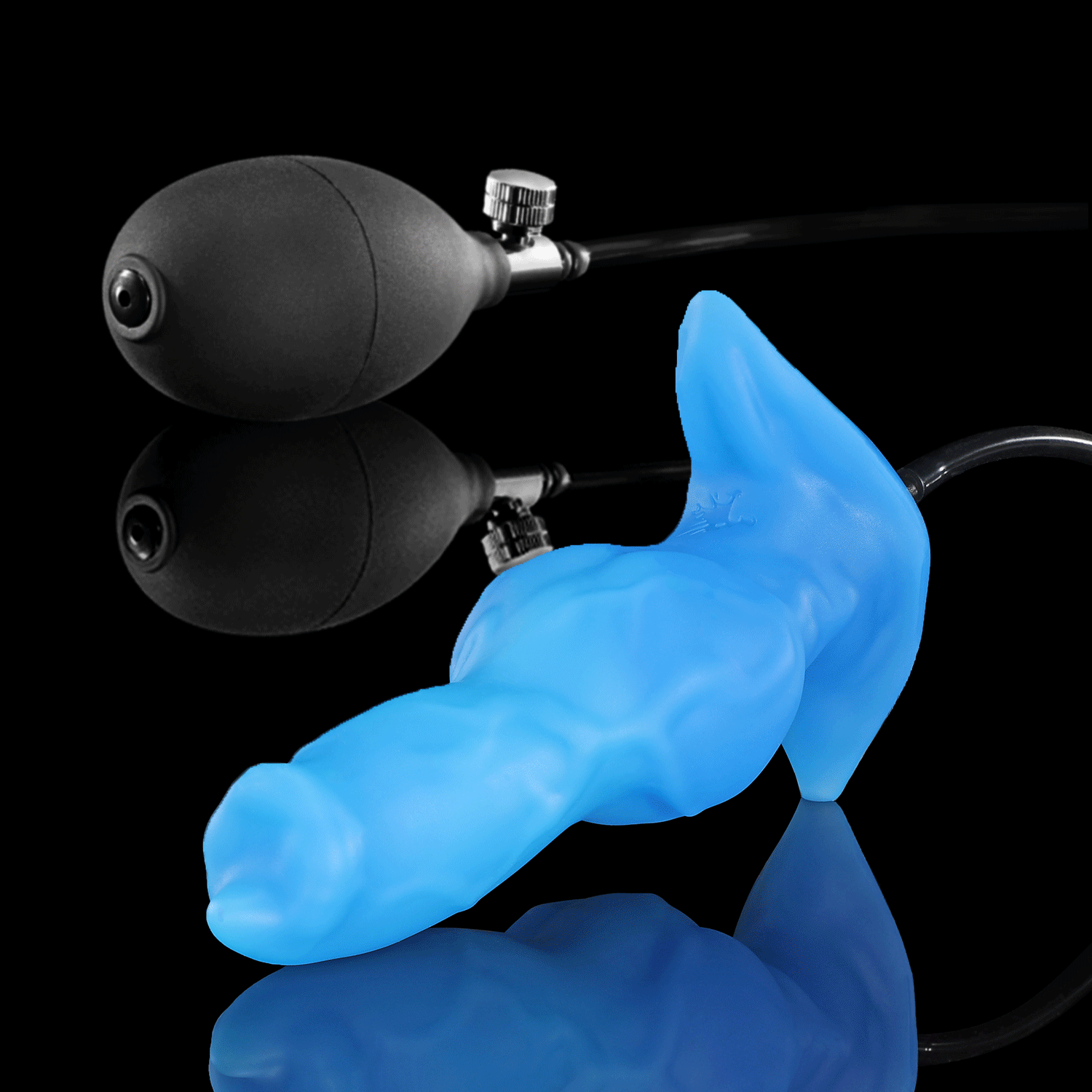 【人狼二世アナルバールン】 Grae Pumpy MagLock Air™ インフレートディルド マグネット接続式