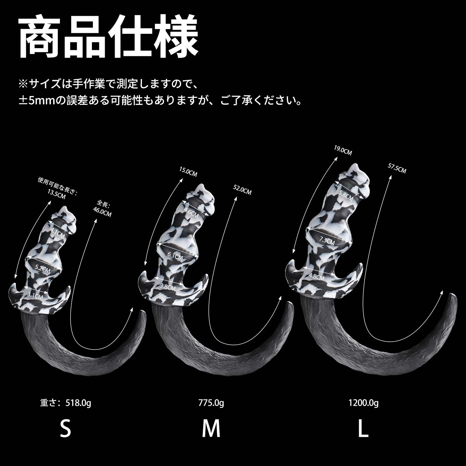 【犬尻尾付きアナルプラグ】PUP WOOF TAIL PLUG アナルプラグ